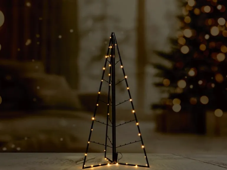 LED-Baum Eisen Schwarz 60 cm x 31 cm x 100,5 cm