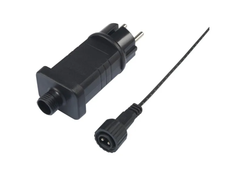 LED-Büschellichterkette 1.152 LEDs Bunt Schwarzes Kabel 11,2 m