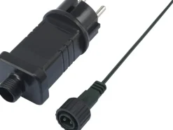 LED-Büschellichterkette 576 LEDs Warmweiß Schwarzes Kabel 7,2 m