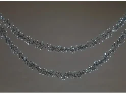 LED-Clusterlichterkette 1.920 LEDs Kaltweiß Schwarzes Kabel 14,5 m