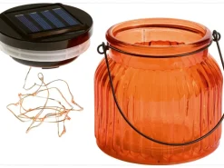 LED-Dekoglas Marrubio Orange