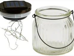 LED-Dekoglas Marrubio Weiß