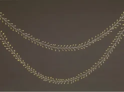 LED-Draht-Büschellichterkette 780 LEDs Warmweiß Transparentes Kabel 14 m