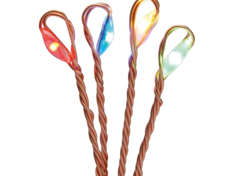 LED-Drahtlichterkette 240 LEDs Multi-Color Transparentes Kabel 13 m