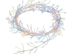 LED-Drahtlichterkette 240 LEDs Multi-Color Transparentes Kabel 7,4 m