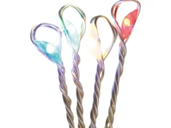 LED-Drahtlichterkette 240 LEDs Multi-Color Transparentes Kabel 7,4 m