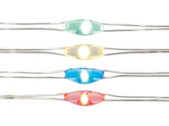 LED-Drahtlichterkette 10 LEDs Multi-Color 1 m