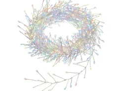 LED-Drahtlichterkette 720 LEDs Multi-Color Transparentes Kabel 12,2 m