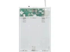 LED-Drahtlichterkette Sterne 40 LEDs Warmweiß Transparentes Kabel 1,3 m