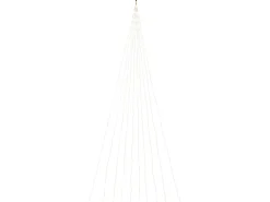 LED-Drahtlichterschweif 300 LEDs Warmweiß Transparentes Kabel 7,9 m