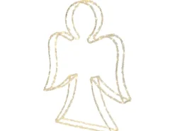 LED-Engel 60 cm Silberfarben