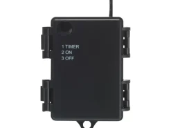 LED-Figur Tanne 50 cm Schwarz