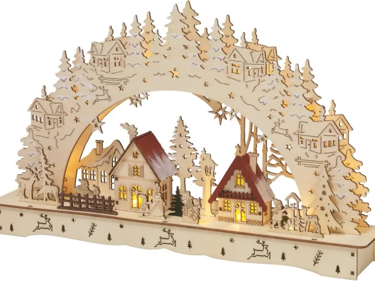 LED-Figur Weihnachtsdorf 10 LEDs