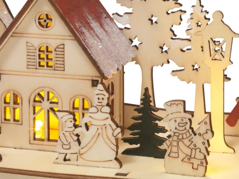LED-Figur Weihnachtsdorf 10 LEDs