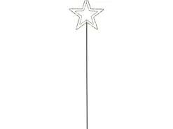 LED-Gartenstecker Stern 118,5 cm x 31 cm x 0,8 cm
