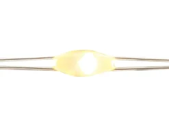 LED-Kupferlichterkette 320 warmweiße LEDs Silberdraht 34,9 m