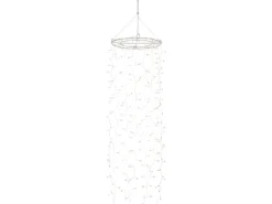 LED-Leuchte 200 LED-Sterne Warmweiß Transparentes Kabel