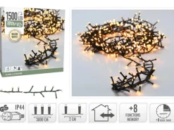LED-Lichterkette 1.500 LEDs 30 m Warmweiß