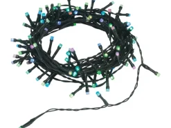 LED-Lichterkette 96 LEDs Bunt Grünes Kabel 14,5 m