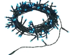 LED-Lichterkette 96 LEDs Bunt Grünes Kabel 14,5 m