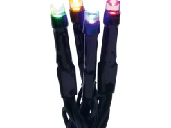 LED-Lichterkette 80 LEDs Bunt Grünes Kabel 8,92 m