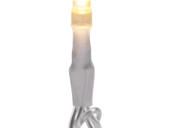 LED-Lichterkette 80 LEDs Warmweiß Transparentes Kabel 8,92 m