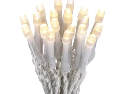 LED-Lichterkette 40 LEDs Warmweiß Transparentes Kabel 5,92 m