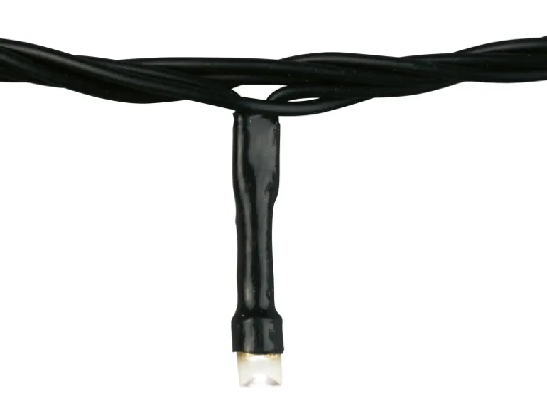 LED-Lichterkette 240 LEDs Warmweiß in Kunststoffbox Schwarzes Kabel 22,92 m