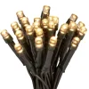 LED-Lichterkette 400 LEDs Warmweiß in Kunststoffbox Schwarzes Kabel 34,92 m