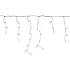 LED-Lichterkette Eisregen 400 LEDs Warmweiß Schwarzes Kabel 12 m