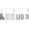 LED-Lichterkette mit Sternen 10 warmweiße LED innen