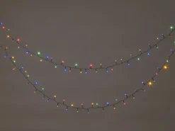 LED-Lichterkette Warmweiß Mehrfarbig 24 m