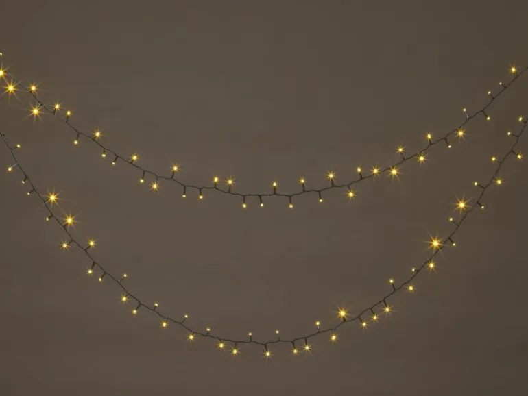 LED-Lichterkette Warmweiß Mehrfarbig 24 m