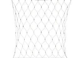 LED-Lichternetz 200 bunte LEDs Grünes Kabel 200 x 100 cm