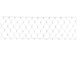 LED-Lichternetz 84 LEDs Warmweiß Grünes Kabel 0,6 m x 2 m