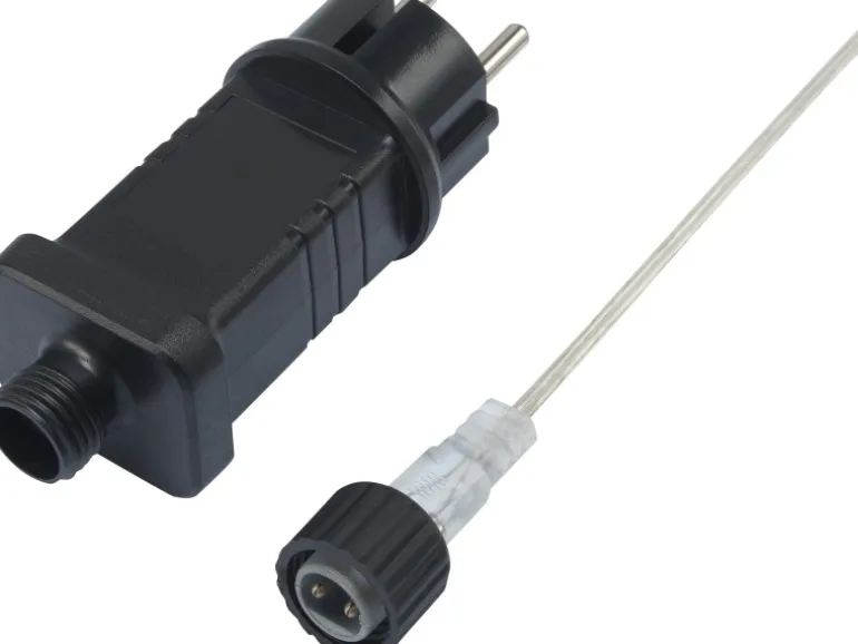 LED-Lichternetz 100 warmweiße LEDs Grünes Kabel 150 cm