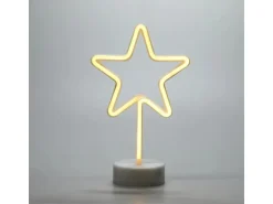 LED-Neonlicht Stern Warmweiß 30 cm