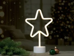 LED-Neonlicht Stern Warmweiß 30 cm