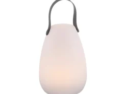 LED-Outdoor-Tisch- und Bodenleuchte Keno Weiß Ø 13,8 cm RGB und Warmweiß