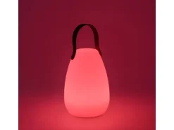 LED-Outdoor-Tisch- und Bodenleuchte Keno Weiß Ø 13,8 cm RGB und Warmweiß