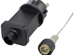 LED-Silhouette Rentier 110 cm Metall Transparent