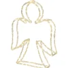 LED-Silhouetten-Figur Engel 45 cm Transparent