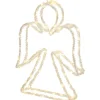 LED-Silhouetten-Figur Engel 32 cm Transparent