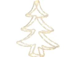 LED-Silhouetten-Figur Tannenbaum 34 cm Transparent