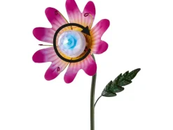 LED-Solarblume Platani Pink