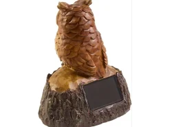 LED-Solarleuchte Eule Pula "Ruhend"