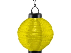 LED-Solarleuchte Lampion Gelb