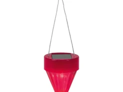 LED-Solarleuchte Mini Laterne Pink