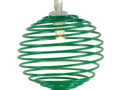 LED-Solar-Lichterkette Bunt 10 Spirallaternen