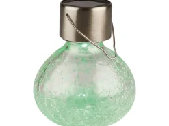 LED-Solar-Pendelleuchte Crackle RGB